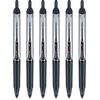 image:imagePilot Precise V5 RT Refillable amp Retractable Rollerball Pens Extra Fine Point Pens 05 mm Black Pack of 6  Ideal for School Journaling amp Office WritingBlack