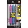 image:imagePILOT G2 Premium Refillable and Retractable Rolling Ball Gel Pens Fine Point Black Ink 4Pack 31057Assorted Fashion