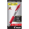 image:imagePilot G2 Premium Refillable and Retractable Rolling Ball Gel Pens Ultra Fine Point Gel Ink Pens 038mm Black Ink 12PackRed Ink