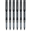 image:imagePilot Precise V5 RT Refillable amp Retractable Rollerball Pens Extra Fine Point Pens 05 mm Black Pack of 6  Ideal for School Journaling amp Office WritingBlack