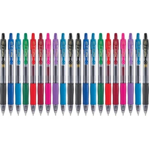 image:imagePilot G2 Premium Retractable GelInk Rolling Ball Pens Bold Point 10mm 10 Gel Pens Assorted 10Pack  Ideal for School Journaling amp Office Writing1 Count Pack of 20