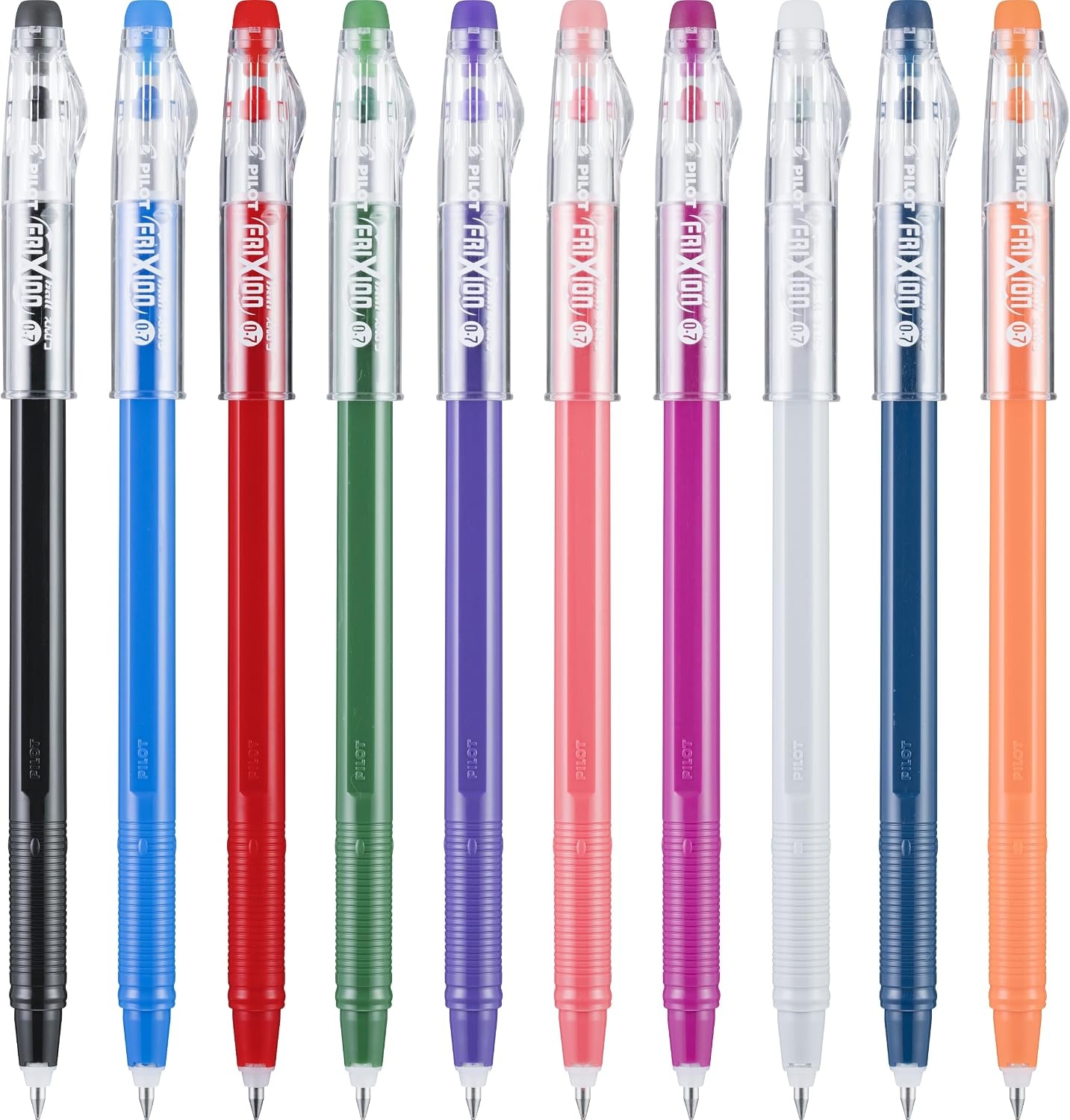 image:imagePilot FriXion ColorSticks Erasable Gel Ink Pens Fine Point 07 mm Assorted Colors Pack of 16 Erasable Pens  Ideal for School Journaling amp Office WritingClassic 10
