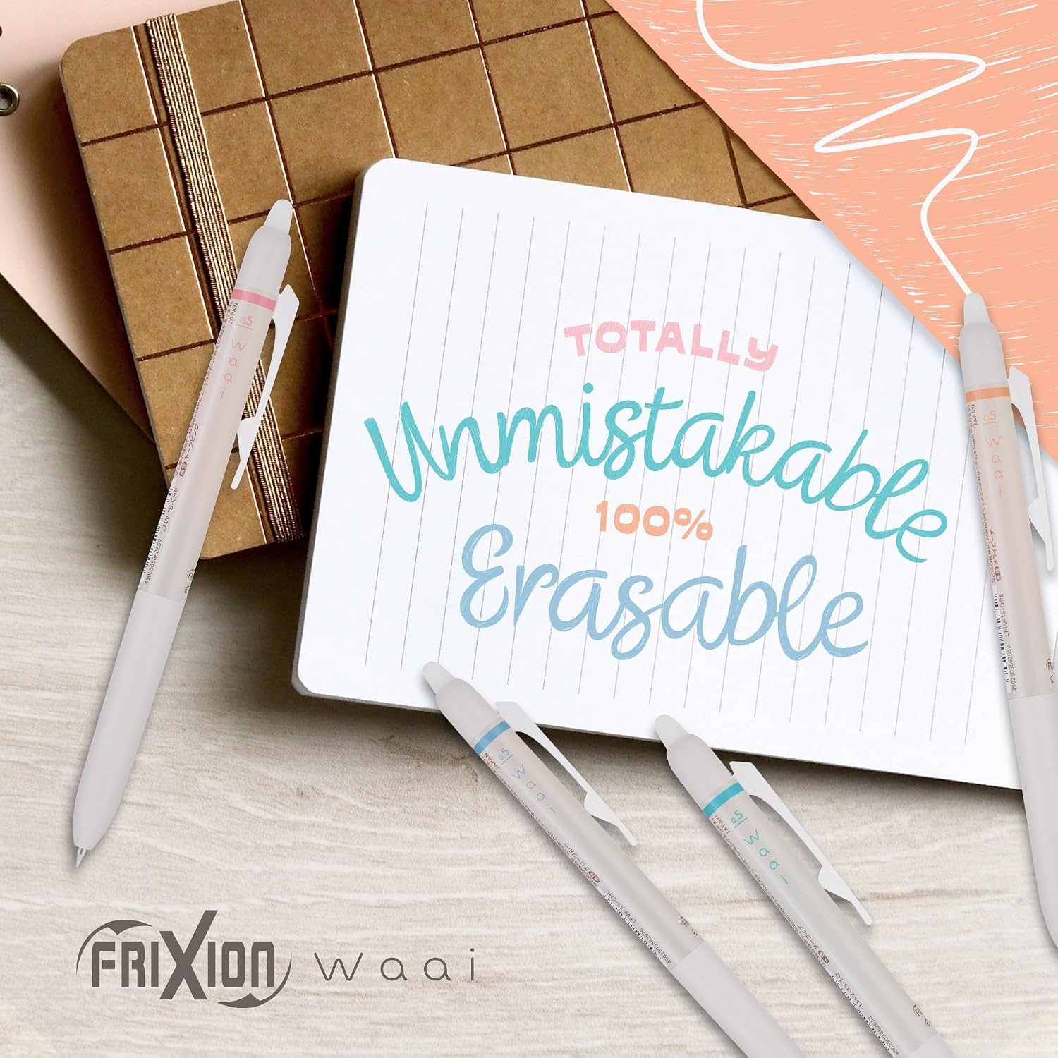 image:imagePilot FriXion Waai Erasable Gel Pens 8Pack Pouch Extra Fine Point 05 mm Assorted Colors FriXion Erasable Pens  For School Journaling amp Office Writing