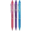 image:imagePILOT FriXion Clicker Erasable Refillable amp Retractable Gel Ink Pens Fine Point PinkPurpleTurquoise Inks 3Pack 31469