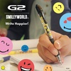 image:imagePILOT G2 Premium Gel Roller Pens G2 SmileyWorld Collection Write Happier 10 Pack Pouch Fine Point 07 mm Assorted
