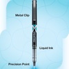 image:imagePILOT Precise V5 Stick Deco Collection Liquid Ink Rolling Ball Stick Pens Extra Fine Point 05mm BlackBlueTurquoisePink Inks 4Pack 388069 Count Pack of 1