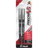image:imagePILOT Precise V5 Stick Liquid Ink Rolling Ball Stick Pens Extra Fine Point 05mm Blue Ink 2Pack 25002Black