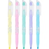 image:imagePilot FriXion Light Pastel Collection Erasable Highlighters Chisel Tip Highlighter Pens Assorted Color Inks 5Pack