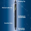image:imagePilot FriXion Synergy Clicker Erasable Refillable Retractable Gel Ink Pens Extra Fine Point 05 mm Pack of 10 Assorted Colors FriXion Erasable Pens 05  Ideal for School amp Office WritingBlack 5