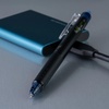 image:imagePilot FriXion Synergy Clicker Erasable Refillable Retractable Gel Ink Pens Extra Fine Point 05 mm Pack of 14 Blue FriXion Erasable Pens 05  Ideal for School amp Office WritingNavy