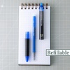 image:imagePilot FriXion Synergy Clicker Erasable Refillable Retractable Gel Ink Pens Extra Fine Point 05 mm Pack of 14 Blue FriXion Erasable Pens 05  Ideal for School amp Office WritingBlue
