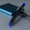 image:imagePilot FriXion Synergy Clicker Erasable Refillable Retractable Gel Ink Pens Extra Fine Point 05 mm Pack of 14 Blue FriXion Erasable Pens 05  Ideal for School amp Office WritingBlue