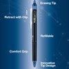 image:imagePilot FriXion Synergy Clicker Erasable Refillable Retractable Gel Ink Pens Extra Fine Point 05 mm Pack of 14 Blue FriXion Erasable Pens 05  Ideal for School amp Office WritingNavy
