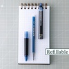 image:imagePilot FriXion Synergy Clicker Erasable Refillable Retractable Gel Ink Pens Extra Fine Point 05 mm Pack of 14 Blue FriXion Erasable Pens 05  Ideal for School amp Office WritingNavy