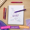 image:imagePilot FriXion Vibe Clicker Premium Erasable Gel Ink Pens Find Your DreamGlow Vibe Uplifting amp Dreamy Colors 7 Pack Fine Point 07 mm Assorted PinkPurple InksDreamGlow