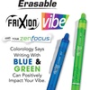 image:imagePilot FriXion Vibe Clicker Premium Erasable Gel Ink Pens Find Your DreamGlow Vibe Uplifting amp Dreamy Colors 7 Pack Fine Point 07 mm Assorted PinkPurple InksZenFocus