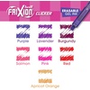 image:imagePilot FriXion Vibe Clicker Premium Erasable Gel Ink Pens Find Your DreamGlow Vibe Uplifting amp Dreamy Colors 7 Pack Fine Point 07 mm Assorted PinkPurple InksDreamGlow