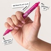 image:imagePilot FriXion Vibe Clicker Premium Erasable Gel Ink Pens Find Your DreamGlow Vibe Uplifting amp Dreamy Colors 7 Pack Fine Point 07 mm Assorted PinkPurple InksDreamGlow