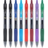 image:imagePilot G2 Pens Premium Refillable And Retractable Gel Ink Pens Fine Point 07mm 8 Colors 8 CountAssorted Bright