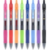 image:imagePilot G2 Pens Premium Refillable And Retractable Gel Ink Pens Fine Point 07mm 8 Colors 8 CountAssorted Classic
