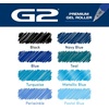 image:imagePilot G2 Premium Gel Roller Pens G2 Boost Red Pens Pack The Colors of Energy 8 Pack Pouch Fine Point 07 mm AssortedAssorted Blue