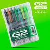 image:imagePilot G2 Premium Gel Roller Pens G2 Boost Red Pens Pack The Colors of Energy 8 Pack Pouch Fine Point 07 mm AssortedAssorted Green