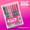image:imagePilot G2 Premium Gel Roller Pens G2 Boost Red Pens Pack The Colors of Energy 8 Pack Pouch Fine Point 07 mm AssortedAssorted Pink