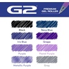image:imagePilot G2 Premium Gel Roller Pens G2 Boost Red Pens Pack The Colors of Energy 8 Pack Pouch Fine Point 07 mm AssortedAssorted Purple