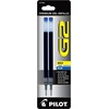 image:imagePilot G2 Retractable Premium Gel Ink Roller Ball Bold Blue 2 Pens amp 24 Refills