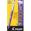 image:imagePilot Precise P700 Gel Ink Rolling Ball Stick Pens Marbled Barrel Fine Point 07 mm Purple Pack of 12