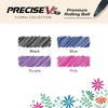 image:imagePilot Precise Premium Rolling Ball Pens Floral Collection Extra Fine Point 05 mm 7 Pack UltraSmooth Writing Assorted Designs