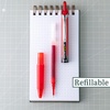 image:imagePilot Precise V10 RT Refillable amp Retractable Rolling Ball Pens Bold Point 10mm Green Ink 12PackRed