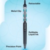 image:imagePilot Precise V5 RT Refillable amp Retractable Rolling Ball Pens Extra Fine Point Pens 05 mm Assorted Pack of 5  Ideal for School Journaling amp Office Writing5 Count Pack of 1