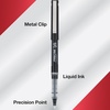 image:imagePilot Precise V5 Rollerball Pens Extra Fine Point 05 mm Red Pens Pack of 5  Ideal for School Journaling amp Office WritingBlack