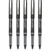 image:imagePilot Precise V5 Rollerball Pens Extra Fine Point 05 mm Red Pens Pack of 5  Ideal for School Journaling amp Office WritingBlack
