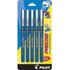 image:imagePilot Precise V7 Capped Liquid Ink Rollerball Pens Fine Point 07 mm Blue Ink Pens Pack of 5  Ideal for School Journaling amp Office WritingBlue
