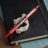 image:imagePilot Precise V7 RT Refillable amp Retractable Liquid Ink Rollerball Pens Red Ink Pens Fine Point 07 mm 12Pack  Ideal for School Journaling and Office WritingRed