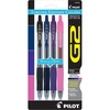 image:imagePILOT G2 Limited Edition Harmony Ink Collection Retractable Gel Pens 07mm Fine Point Gel Pen Set Assorted Ink 10Pack  Ideal for School Journaling and Office Writing4Pack