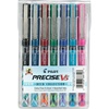 image:imagePILOT Precise V5 Stick Deco Collection Liquid Ink Rolling Ball Stick Pens Extra Fine Point 05mm BlackBlueTurquoisePink Inks 4Pack 388067 Count Pack of 1