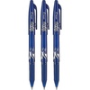 image:imagePilot FriXion Ball Erasable amp Refillable Gel Ink Pens Fine Point 07 mm Pack of 3 BlackBlue