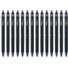 image:imagePilot FriXion Synergy Clicker Erasable Refillable Retractable Gel Ink Pens Extra Fine Point 05 mm Pack of 14 Blue FriXion Erasable Pens 05  Ideal for School amp Office WritingBlack