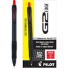 image:imagePilot G2 Edge Premium Gel Roller Pens Fine Point 07 mm Gel Pens Black Ink Pack of 8 Count Pack of 1  Ideal for School Journaling amp Office WritingRed 12