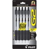 image:imagePilot G2 Premium Refillable amp Retractable Rolling Ball Gel Pens Fine Point 07 mm 6 Black amp 4 Blue Ink Pens 10PackBlack