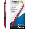 image:imagePilot Precise V10 RT Refillable amp Retractable Rolling Ball Pens Bold Point 10mm Green Ink 12PackRed