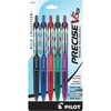 image:imagePilot Precise V5 RT Refillable amp Retractable Rolling Ball Pens Extra Fine Point Pens 05 mm Assorted Pack of 5  Ideal for School Journaling amp Office Writing5 Count Pack of 1