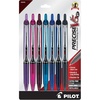 image:imagePilot Precise V5 RT Refillable amp Retractable Rolling Ball Pens Extra Fine Point Pens 05 mm Assorted Pack of 7  Ideal for School Journaling amp Office WritingAssorted 7