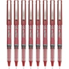 image:imagePilot Precise V7 Capped Liquid Ink Rollerball Pens Fine Point 07 mm Red Ink Pens Pack of 8  Ideal for School Journaling amp Office Writing