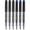 image:imagePilot Precise Varsity PreFilled Fountain Pens Medium Point 1 mm Stainless Steel Nib BlackBlue 6PackBlack  Blue