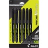 image:imagePilot Precise Varsity PreFilled Fountain Pens Medium Point 1 mm Stainless Steel Nib BlackBlue 6PackBlack