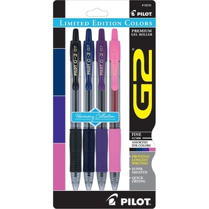 image:imagePILOT G2 Limited Edition Harmony Ink Collection Retractable Gel Pens 07mm Fine Point Gel Pen Set Assorted Ink 10Pack  Ideal for School Journaling and Office Writing4Pack
